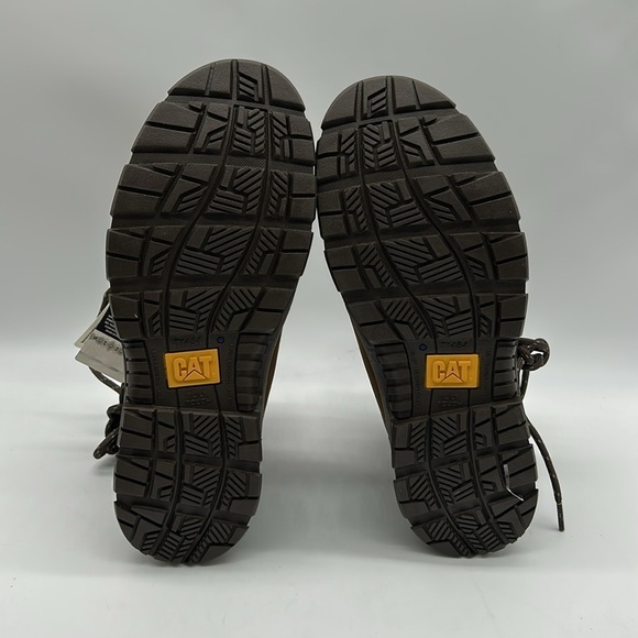 1061- Cat Caterpillar Waterproof Steel Toe Men’s Ankle Boots Size 9.5 NWT - Picture 10 of 10
